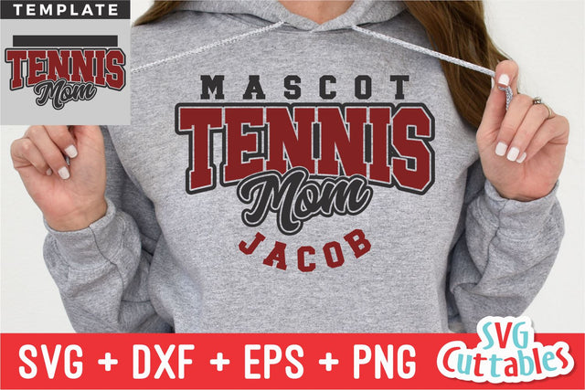 Tennis svg - Tennis Cut File - Tennis Template 0018 - Tennis Mom - svg - eps - dxf - Silhouette - Cricut Cut File - Digital Download SVG Svg Cuttables 