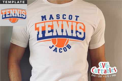 Tennis svg - Tennis Cut File - Tennis Template 0023 - Tennis Mom - svg - eps - dxf - Silhouette - Cricut Cut File - Digital Download SVG Svg Cuttables 
