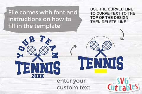Tennis svg - Tennis Cut File - Tennis Template 0025 - Tennis Mom - svg - eps - dxf - Silhouette - Cricut Cut File - Digital Download SVG Svg Cuttables 