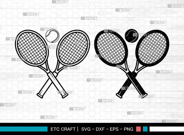Tennis SVG, Tennis SVG, Tennis Racket Svg, Tennis Ball Svg, Sports Svg, Tennis Monogram Frame Svg, Tennis SVG ETC Craft 
