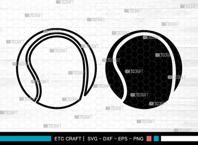 Tennis SVG, Tennis SVG, Tennis Racket Svg, Tennis Ball Svg, Sports Svg, Tennis Monogram Frame Svg, Tennis SVG ETC Craft 