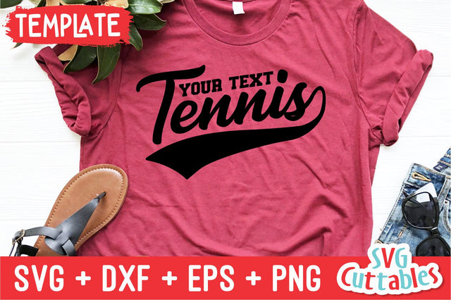 Tennis SVG | Tennis Template 0015 | Shirt Design SVG Svg Cuttables 