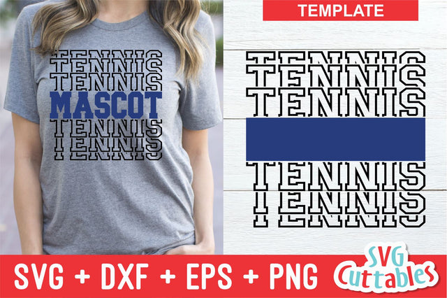 Tennis Template 005 SVG Svg Cuttables 