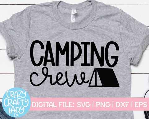 Tent Camping SVG Cut File Bundle SVG Crazy Crafty Lady Co. 