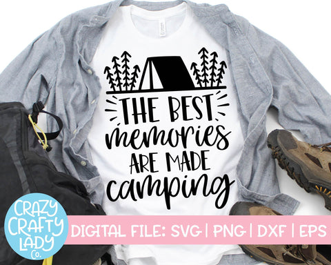 Tent Camping SVG Cut File Bundle SVG Crazy Crafty Lady Co. 