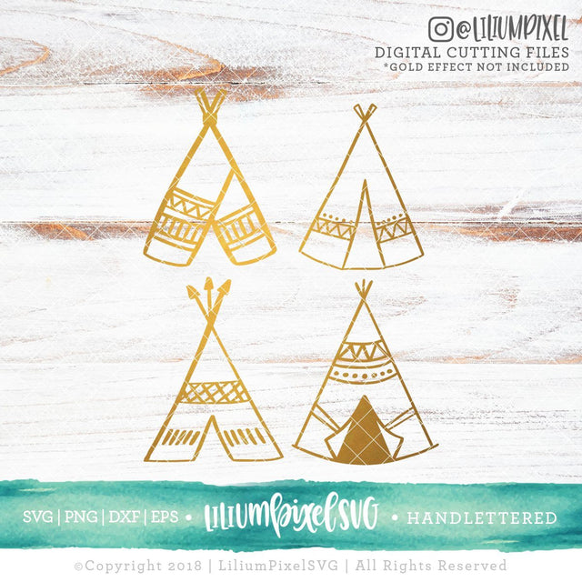 Tent Set SVG Lilium Pixel SVG 