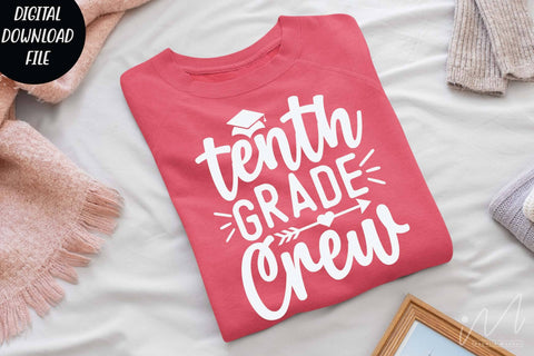 Tenth grade crew svg, Halloween t shirt svg,Tenth grade teacher svg, Tenth grade svg, Tenth grade group shirt svg, teacher t shirt svg, cool teacher svg, cut file SVG Isabella Machell 
