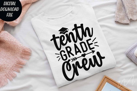 Tenth grade crew svg, Halloween t shirt svg,Tenth grade teacher svg, Tenth grade svg, Tenth grade group shirt svg, teacher t shirt svg, cool teacher svg, cut file SVG Isabella Machell 
