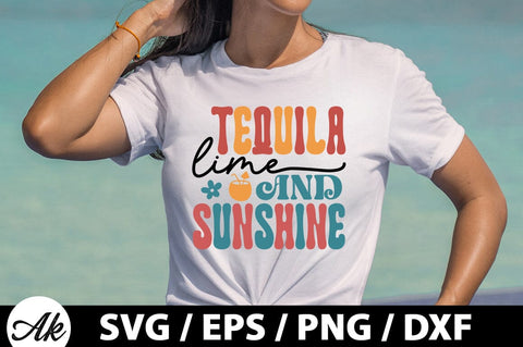 Tequila lime and sunshine Retro SVG SVG akazaddesign 