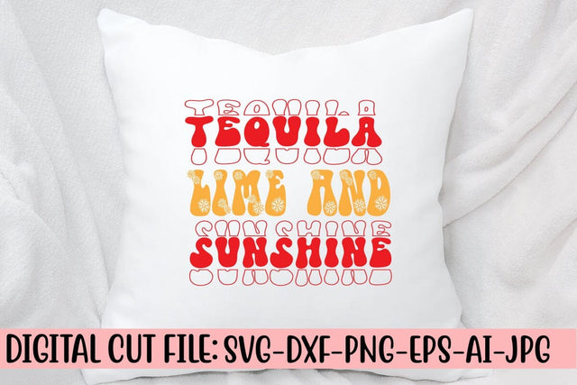 Tequila Lime And Sunshine Retro SVG SVG Syaman 