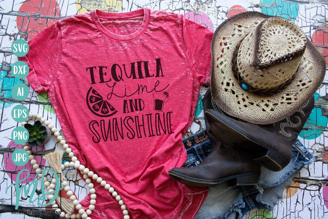 Tequila Lime And Sunshine SVG | Cinco De Mayo SVG SVG Morgan Day Designs 