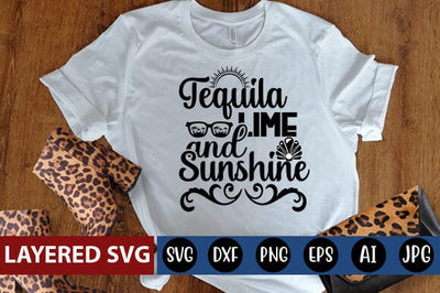 tequila lime and sunshine Svg SVG Blessedprint 