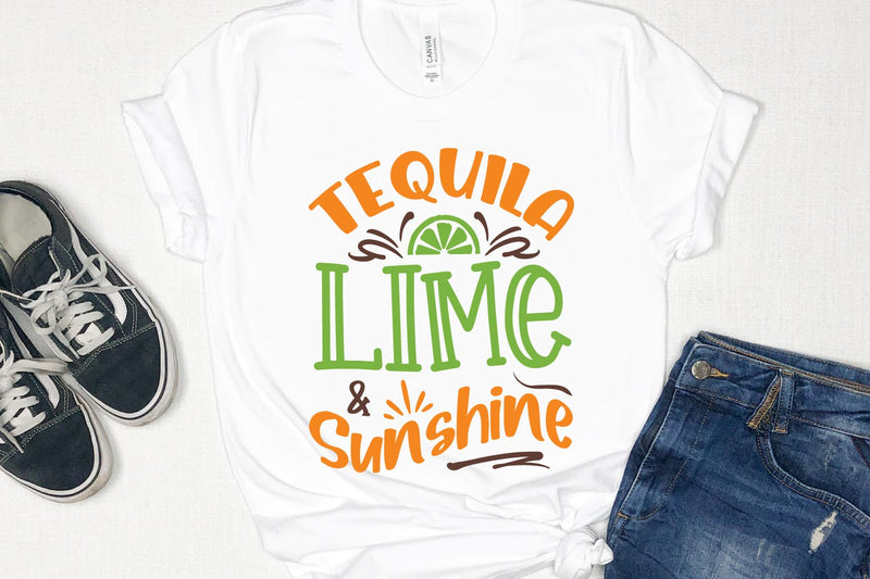 Tequila Lime and Sunshine | VIP Extended Use License SVG So_Fontsy_VIP 