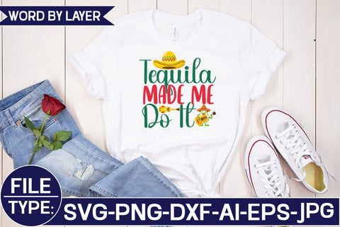 Tequila Made Me Do It SVG Cut File SVG Studio Innate 