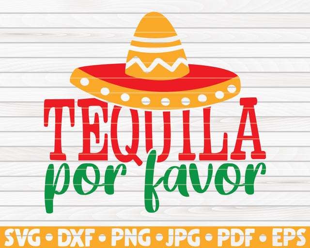 Tequila por favor SVG | Cinco de mayo quote SVG HQDigitalArt 