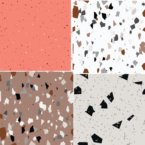Terrazzo seamless pattern bundle- JPG Digital Pattern Natasha Prando 