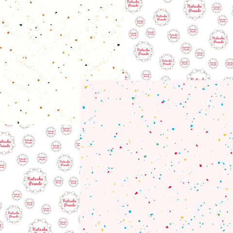 Terrazzo seamless pattern bundle- JPG Digital Pattern Natasha Prando 