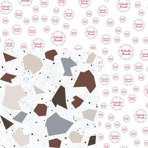 Terrazzo seamless pattern bundle- JPG Digital Pattern Natasha Prando 