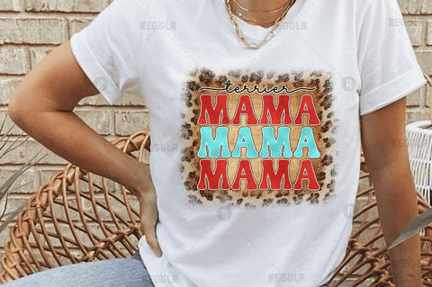 Terrier mama SVG Sublimation Regulrcrative 