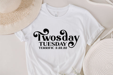 Terrific Twosday SVG, Happy Twosday 2.22.22 Svg, Twosday 2.22.22 svg, Twos Day svg, Happy Twosday Svg, February 2nd 2022 svg, 2-22-22 svg SVG Fauz 