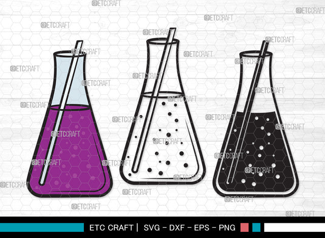 Test Tube Clipart SVG, Chemistry Tools Svg, Flask Svg, Tube Svg, Chemistry Beaker Svg, Beaker Svg, Test Tube Clipart SVG ETC Craft 