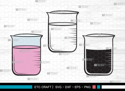 Test Tube Clipart SVG, Chemistry Tools Svg, Flask Svg, Tube Svg, Chemistry Beaker Svg, Beaker Svg, Test Tube Clipart SVG ETC Craft 