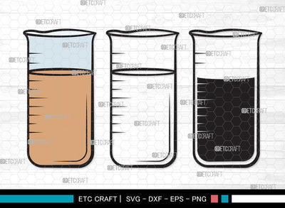 Test Tube Clipart SVG, Chemistry Tools Svg, Flask Svg, Tube Svg, Chemistry Beaker Svg, Beaker Svg, Test Tube Clipart SVG ETC Craft 