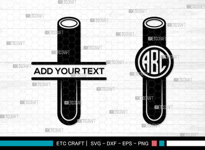 Test Tube Mnogram SVG, Split Mnogram SVG, Chemistry Tools Svg, Test Tube Icon Svg, Tube Svg, Beaker Svg, Test Tube SVG ETC Craft 