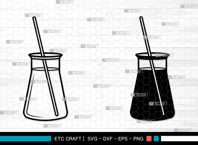 Test Tube SVG, Chemistry Tools Svg, Test Tube Icon Svg, Tube Svg, Beaker Svg, Test Tube SVG ETC Craft 