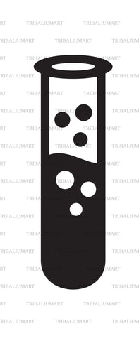 Test tube SVG TribaliumArtSF 