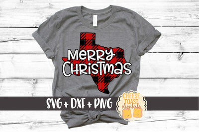 Texas - Buffalo Plaid State - SVG PNG DXF Cut Files SVG Cheese Toast Digitals 