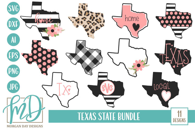 Texas Bundle SVG Morgan Day Designs