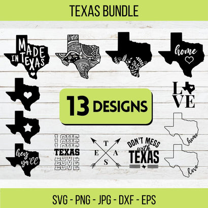 Texas Bundle svg,Texas Flag, Texas State Shape,Howdy Yall, Texas outline, Texas home,Texas Mandala svg,Cut File for Cricut SVG NextArtWorks 