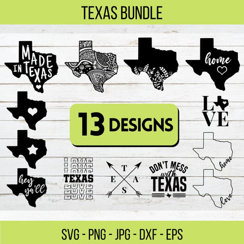 Texas Bundle svg - So Fontsy