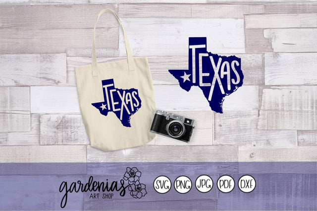 Texas Decal SVG Gardenias Art Shop 