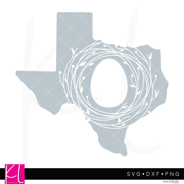 Texas Easter Monogram SVG Kelly Lollar Designs 