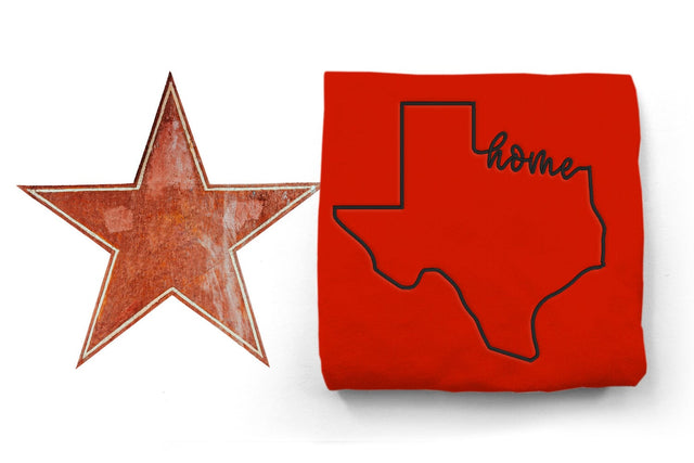 Texas Home State Outline Embroidery Embroidery/Applique DESIGNS Designed by Geeks 