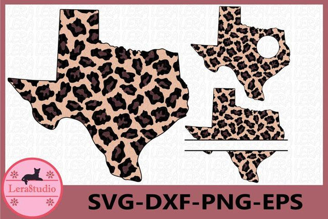 Texas leopard Svg SVG Lerastudio 