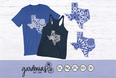 Texas Mandalas SVG Gardenias Art Shop 