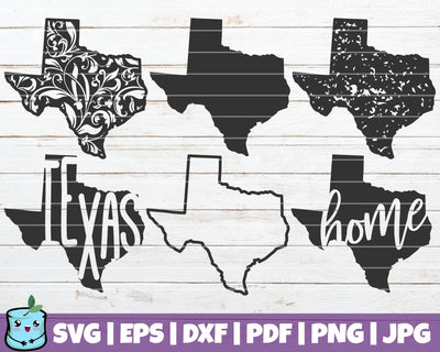 Texas State SVG MintyMarshmallows 
