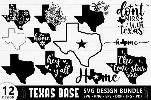 Texas svg bundle hand drawn | Texas outline svg | Texas home svg | Texas png svg | Texas state svg | hey y'all svg | Texas cities svg SVG FiveStarCrafting 