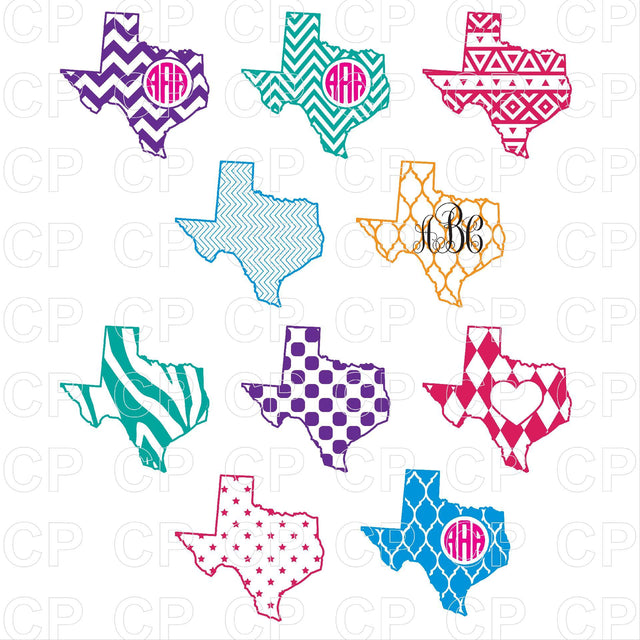 Texas SVG Bundle SVG cutperfectstudio