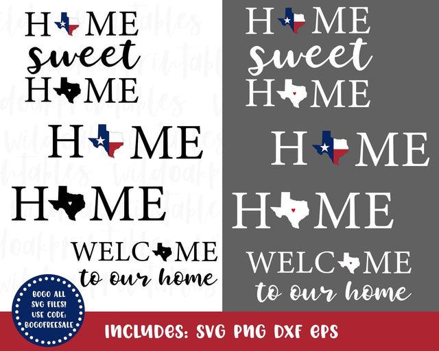 texas svg bundle, texas home signs, Dallas Texas svg, home texas welcome svg, texas home sweet home sign svg, welcome to our home texas SVG WildOakSVG 