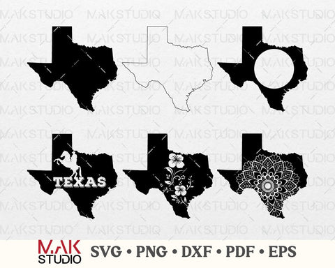 Texas svg, Texas state svg, Texas png, Texans svg, Texas clipart, Texas cut file, Texas, State svg, Texas home svg SVG MAKStudion 