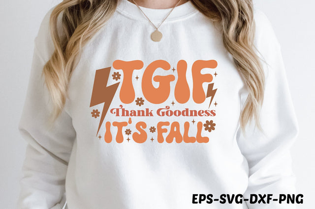 tgif thank goodness it's fall SVG farhad farhad 