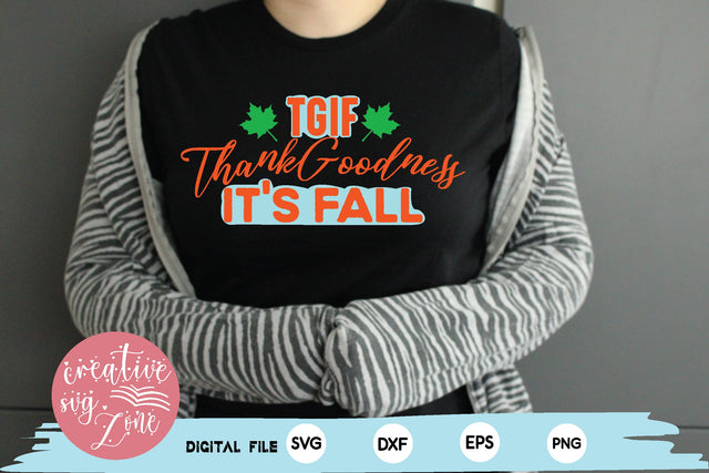 tgif thank goodness it's fall SVG md faruk hossain 