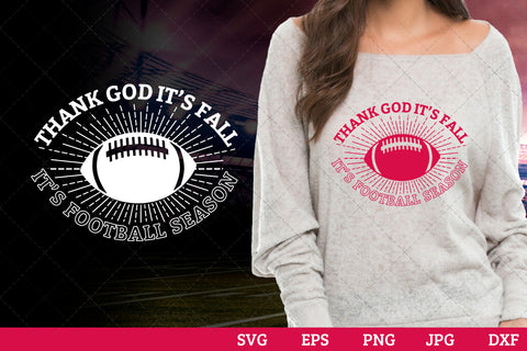 Thank God it s fall it s football season yall Superbowl Football Sayings svg file for cutting, cricut silhouette cameo designs for tshirt SVG Loveleen Kaur 