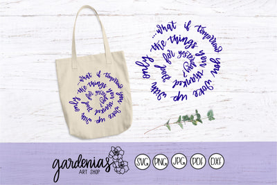 Thank God Spiral SVG Gardenias Art Shop 