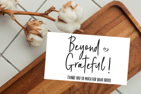 Thank You Cards I Small Business Thank You Cards I Packaging Cards SVG Happy Printables Club 