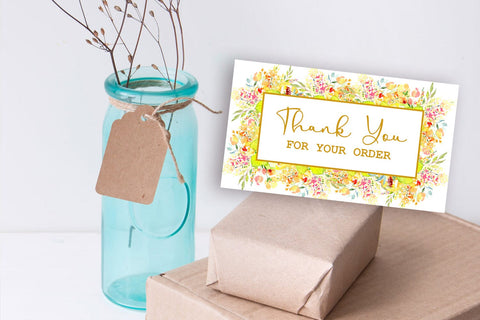 Thank You Cards I Small Business Thank You Cards I Packaging Cards SVG Happy Printables Club 